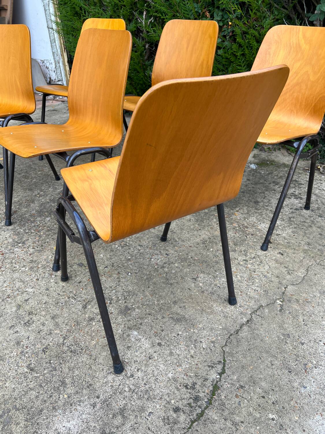 Set of 6 Scandinavian chairs