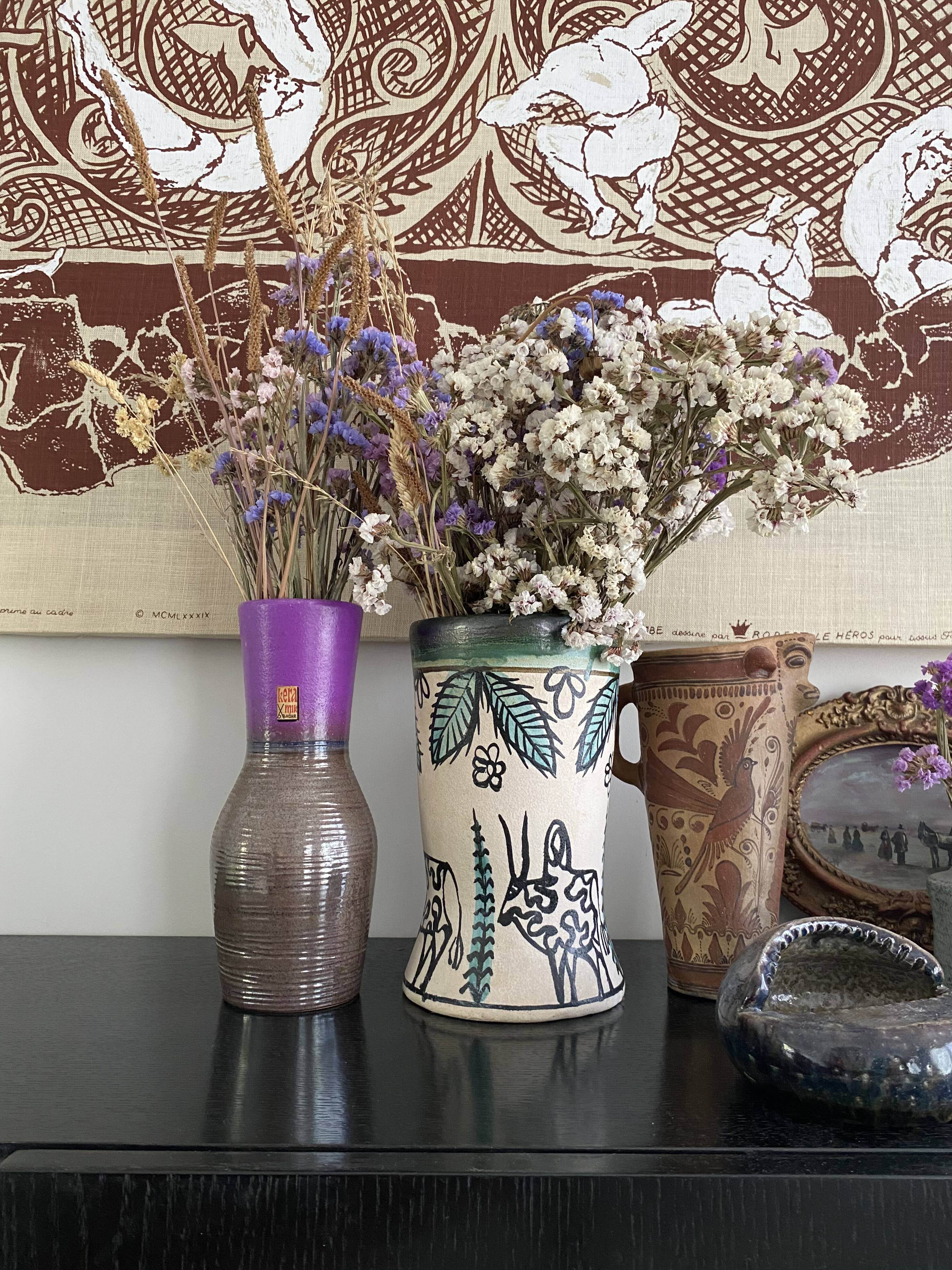 Keramik Bhöhr vase, 70s