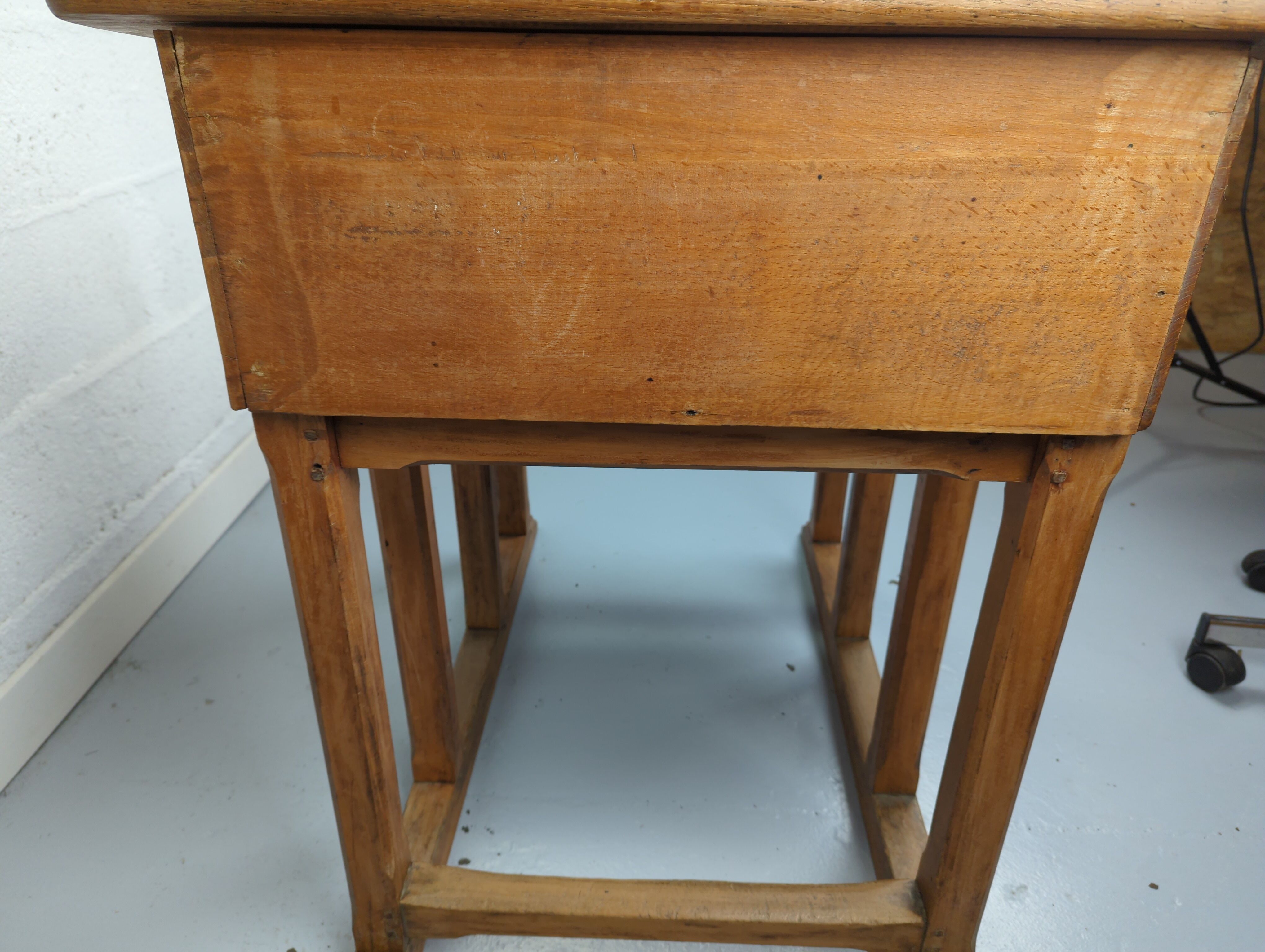 Pupitre écolier en bois
