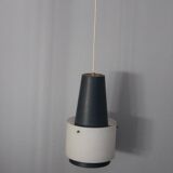 Metal and Glass Ceiling Light by Louis C. Kalff for Philips, 1950s