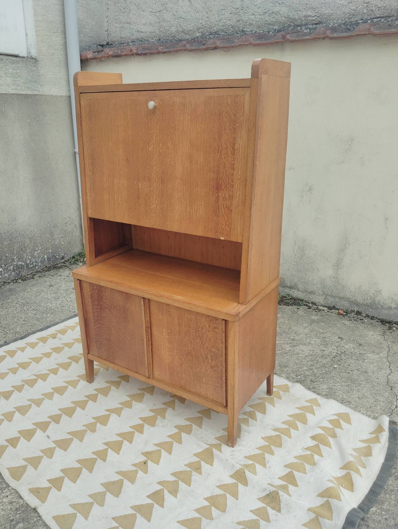 Petit meuble secrétaire vintage léger