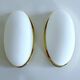 Pair of Vintage Limbourg Wall Lights, Brass Glass