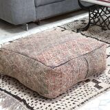 Moroccan kilim pouf