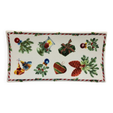 Ravier earthenware tray Gien Noel