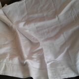 Monogrammed BG linen sheet