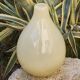 Vase Murano en verre crème vintage 30 cm