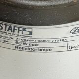 Mid-century German Space Age wall lamps or ceiling lights by Arnold Berges for Staff Leuchten, 1970s, set of 7.