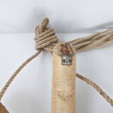 Vintage rattan mirror 1960