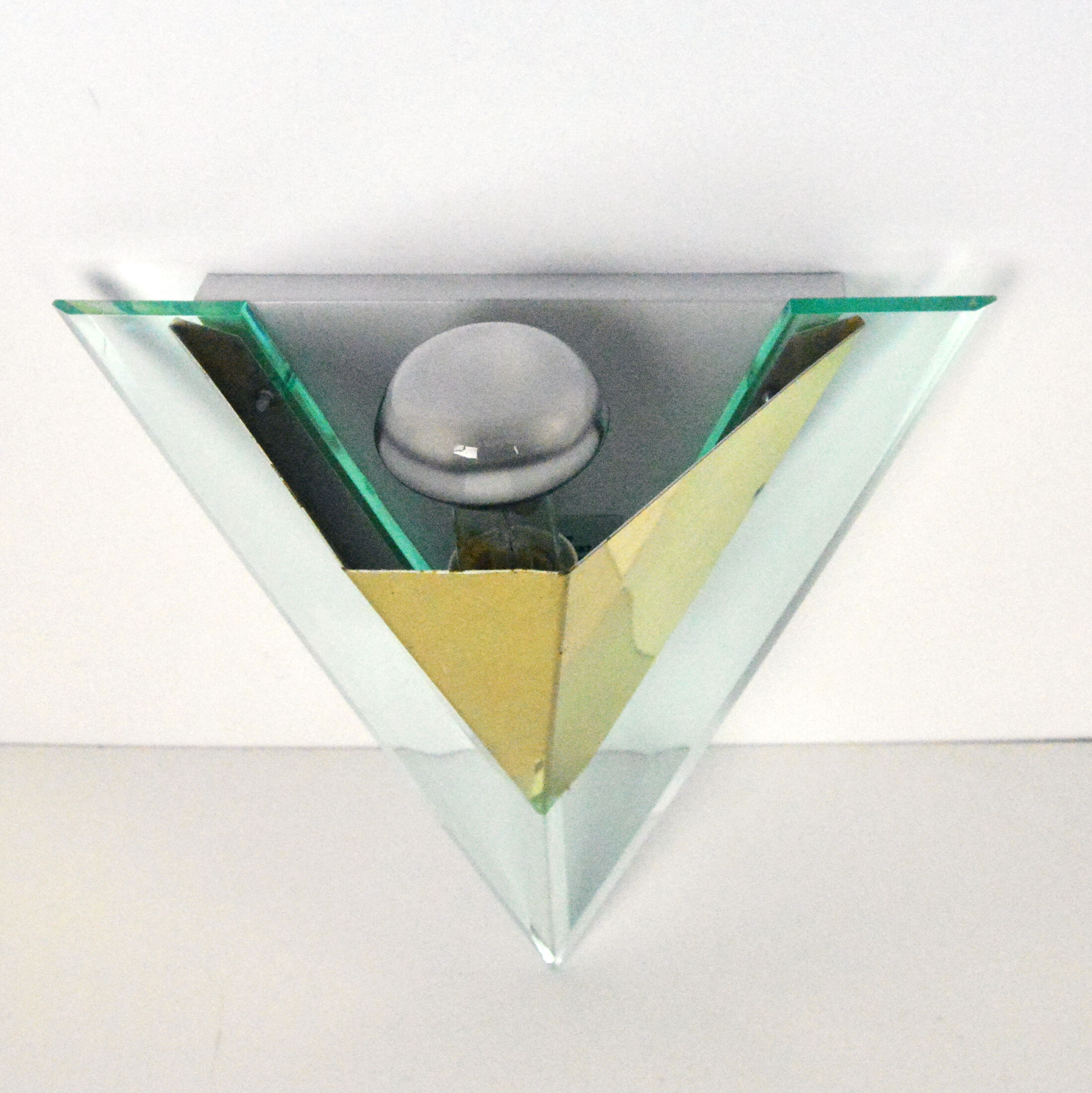 1980s modernist wall lamp Alaska Lux Lighting House Inc., Germany