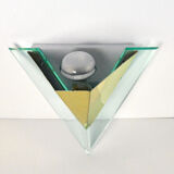 1980s modernist wall lamp Alaska Lux Lighting House Inc., Germany