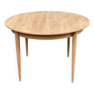 Table à manger scandinave - extensible teck