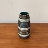 West German Fat Lava ceramic vase in Mid-Century style from the 1960s by Scheurich.