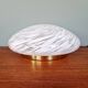 Brass and Murano glass ceiling light, Hillebrand, 1970