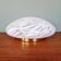 Brass and Murano glass ceiling light, Hillebrand, 1970