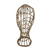 Model head in rattan
