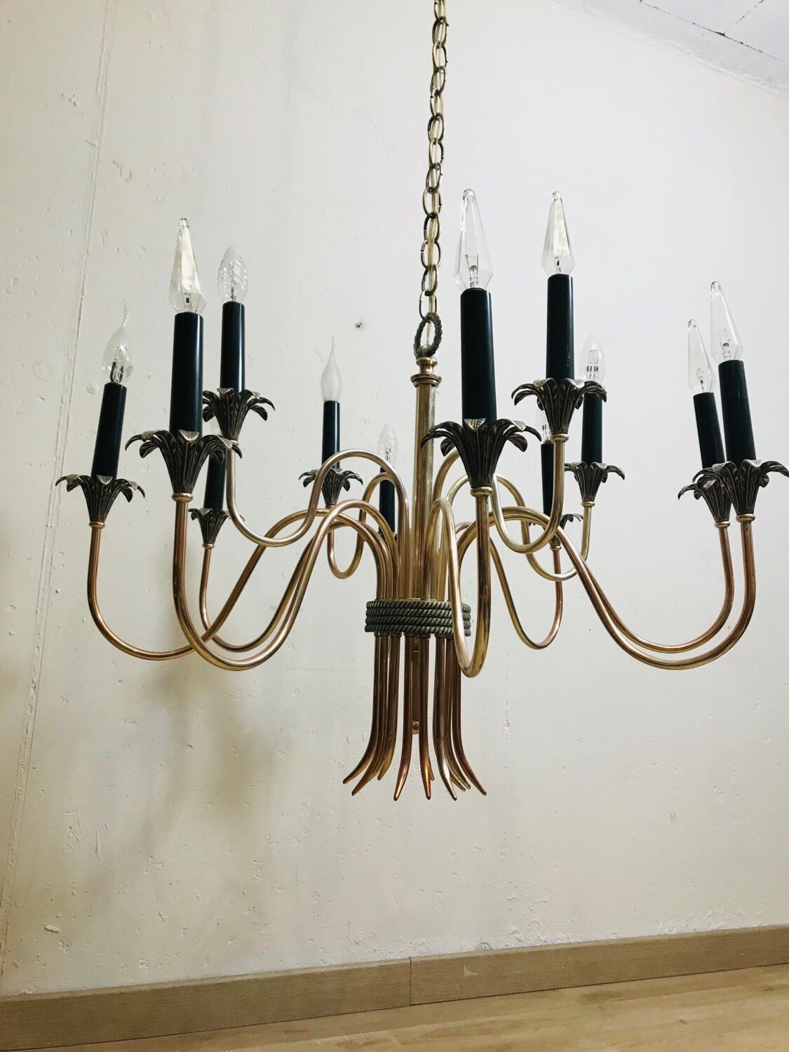 60s palm tree chandelier