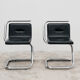 Luigi Bardini Coppia Di Poltroncine Design Anni ‘70 Chrome Tubular