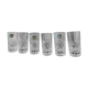 Set of 6 crystal liquor glasses - Bayel