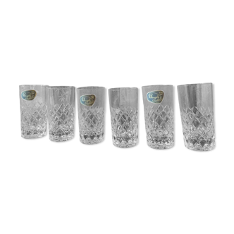 Lot de 6 verres à liqueur en cristal - Bayel