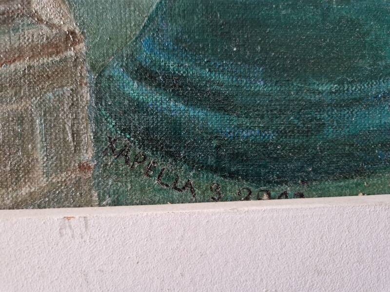 Christian Xapella (1927-2021) - Oil on canvas - Saint Nazaire Cathedral