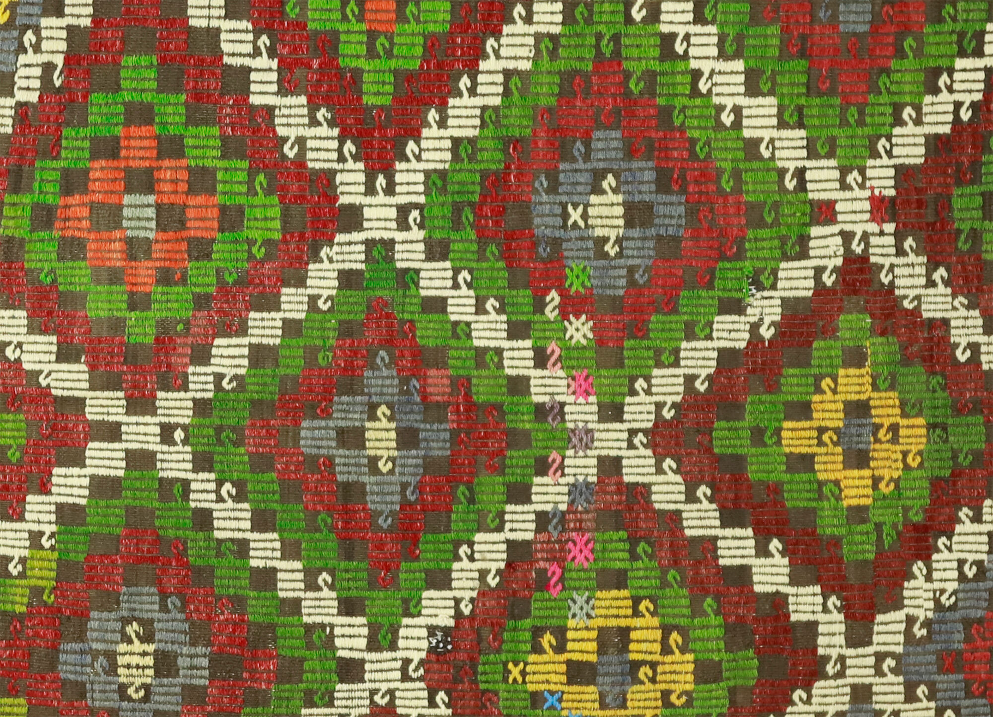 Anatolian handmade kilim rug 337 cm x 167 cm