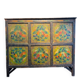 Buffet tibétain 4 portes.