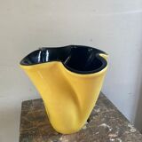 Elchinger corolla vase Yellow and black