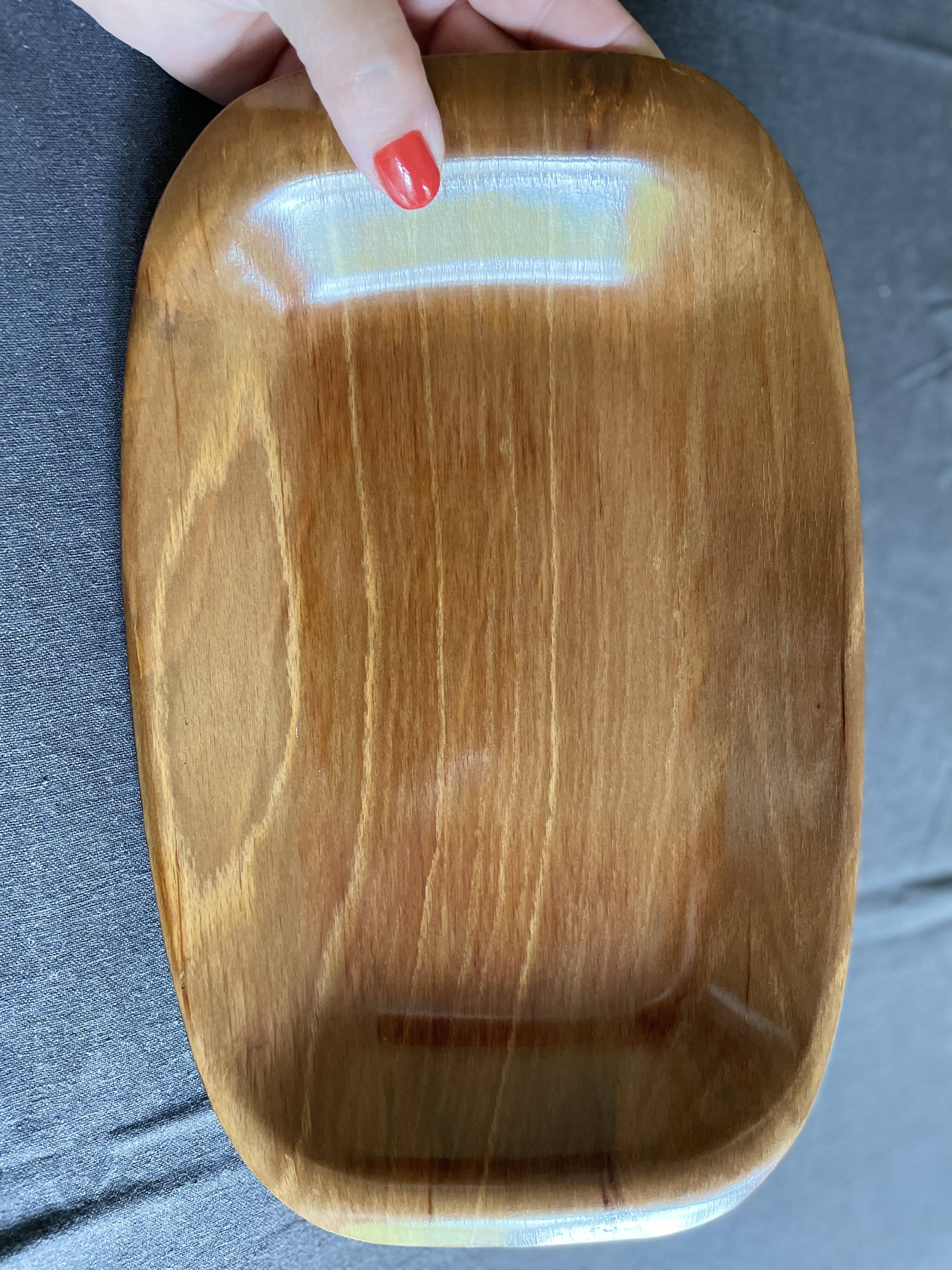 Thermoformed Scandinavian wood dish Gerling Sol Ohligs