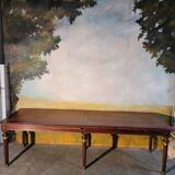 Large Louis XVI style mahogany table