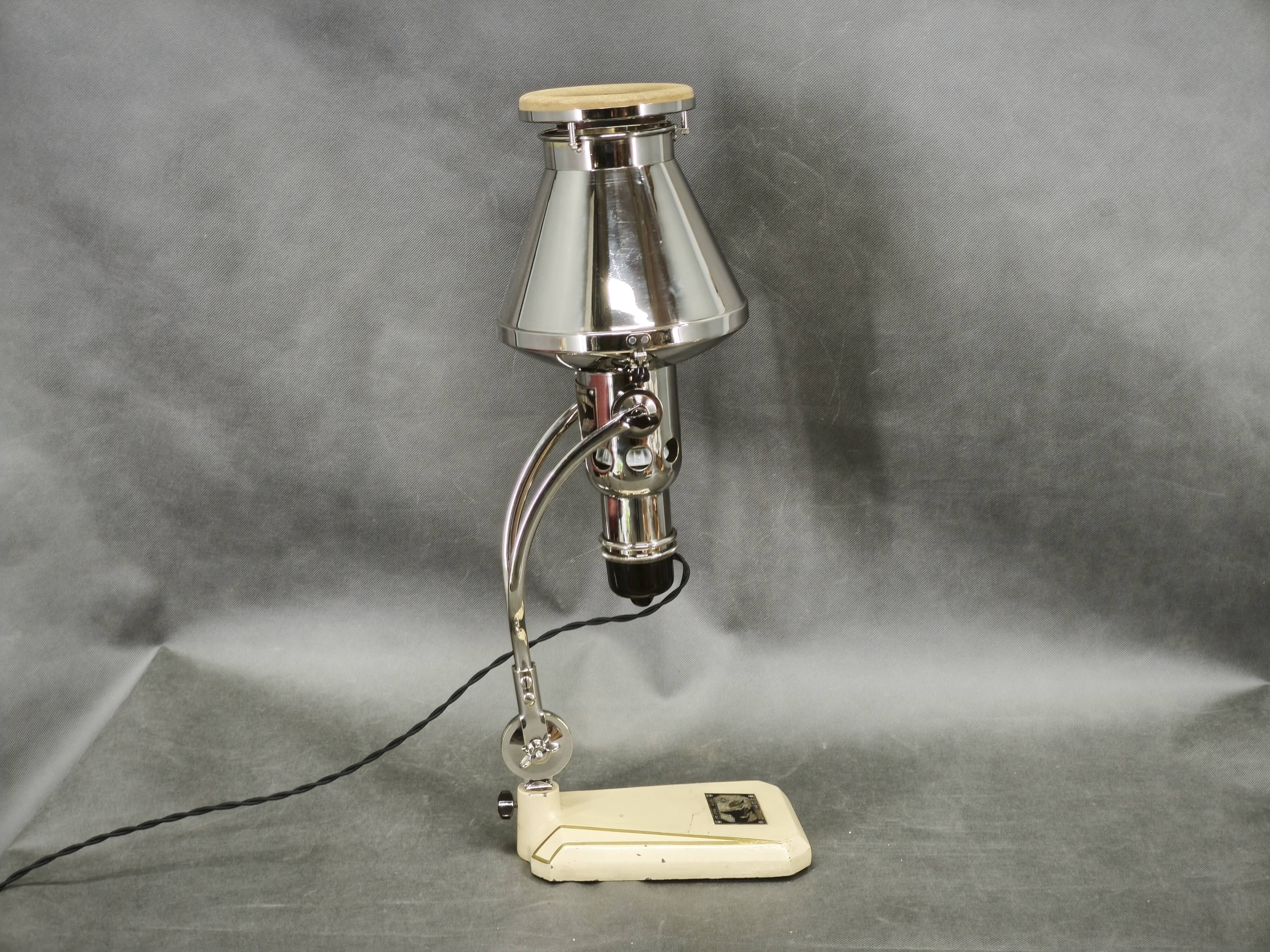 Original Hanau Bauhaus Medical Lamp, Germany, 1930s