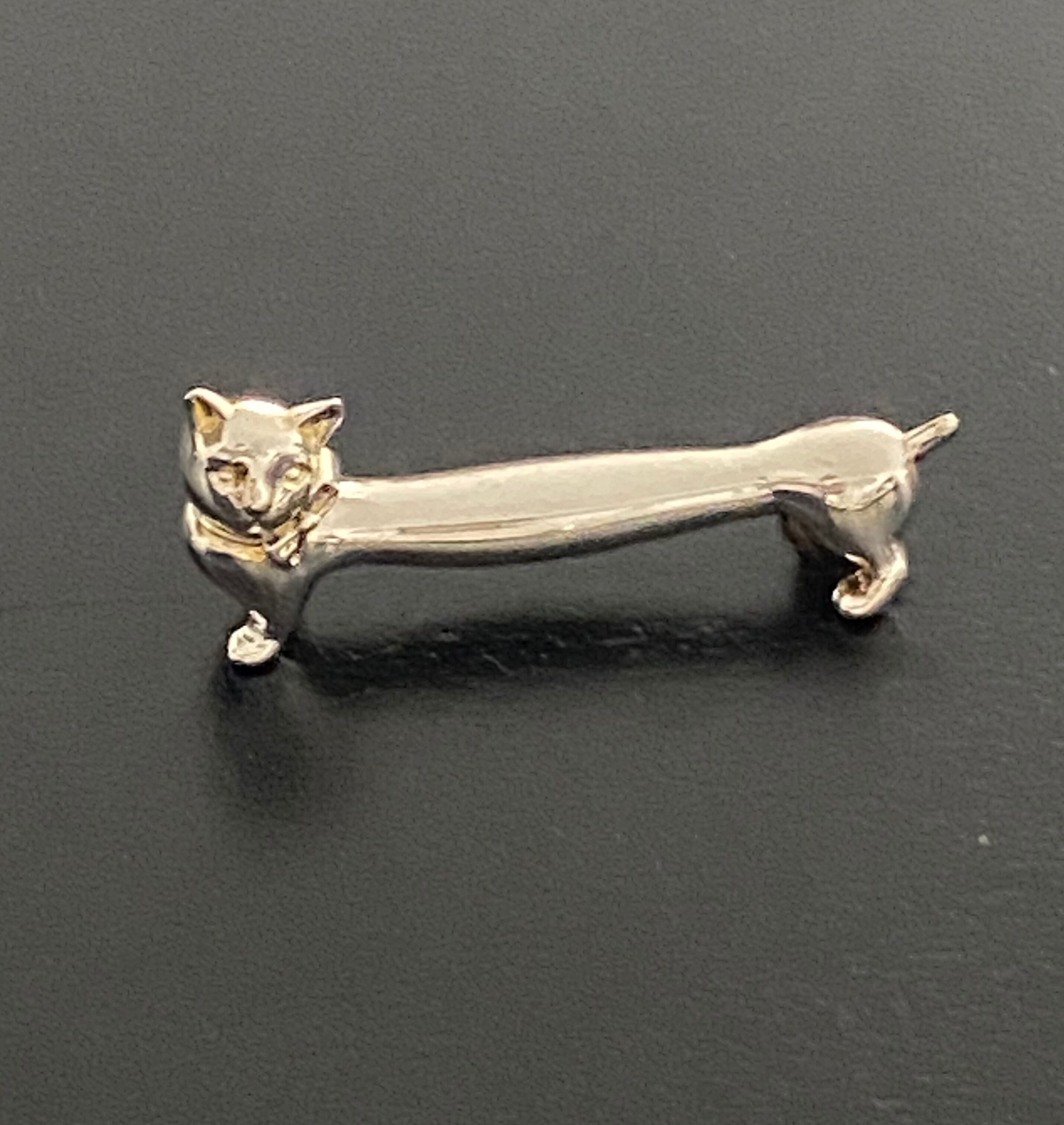 Dachshund and cat shape knife holders