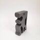 Brutalist sculpture of a stylised lion by Willy Ceyssens.