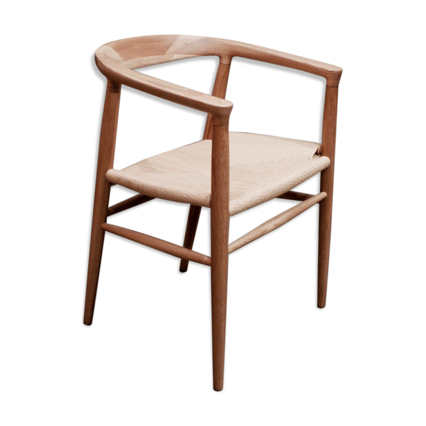 Solid Ash armchair "Scandinavian design".