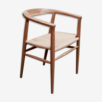 Fauteuil frêne massif design scandinave