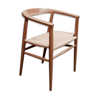 Solid Ash armchair "Scandinavian design".