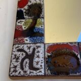 1960s ceramic mirror