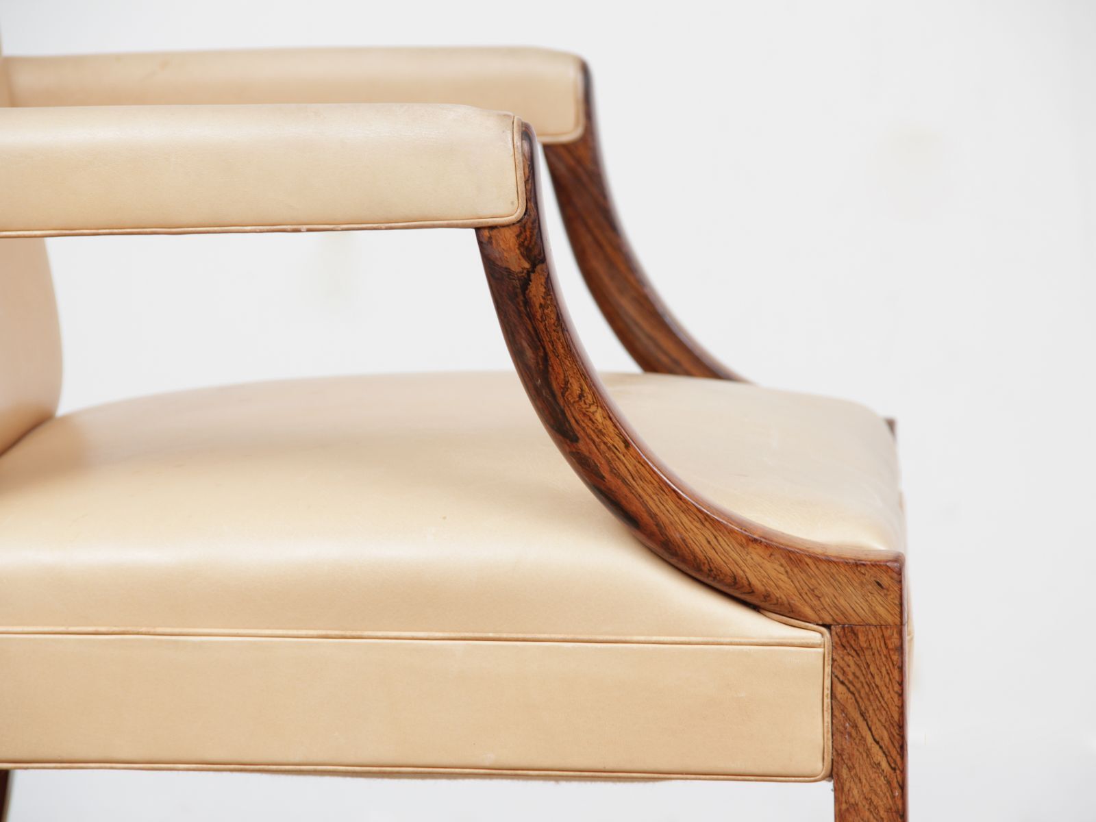 Fauteuil  par Ole Wanscher pour A.J. Iversen Iversen