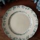Large round ironstone dish Bourgeois
