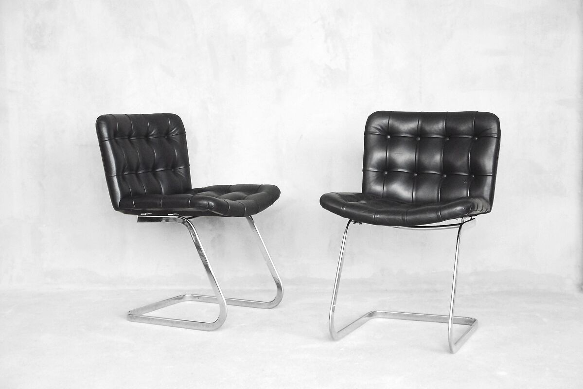 Set of 2 chairs by Robert Haussmann for Sede 60s