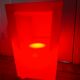 Table d'appoint ou de chevet lumineuse plexiglas