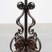 Art Nouveau planter in metal and copper, France ca. 1905