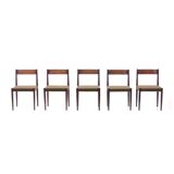 Ensemble de 5 chaises vintage