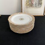 Dessert plate service - 11 pieces - Ye Old English by Grosvenor J & G - Persian model