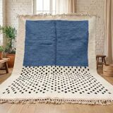 Handmade pure wool rug with colourful patterns 1.5/2.5 m