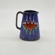 Vintage ceramic pitcher / vase, Vallauris style, signed LEP,