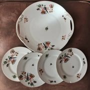 Porcelain dessert set
