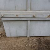 Paire de volets patine ancienne grise