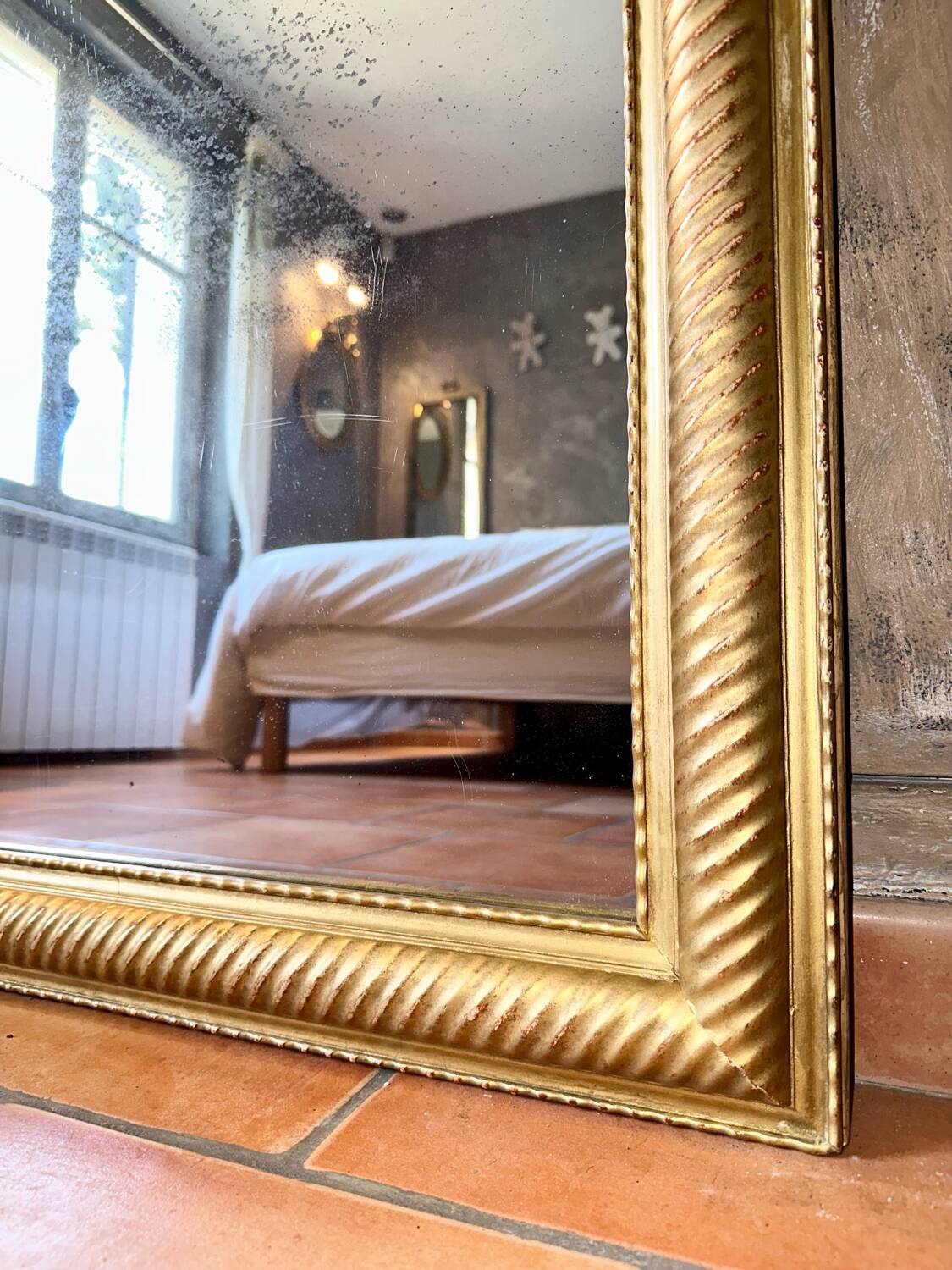 Antique mirror from the early 19th century