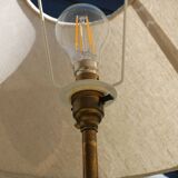 Lampadaire Stellor métal laqué laiton