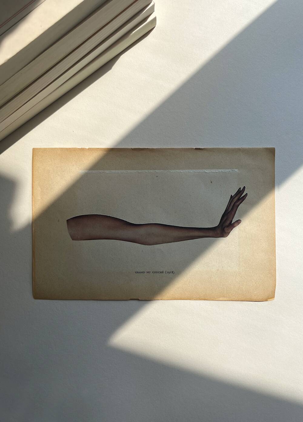 Lying nude